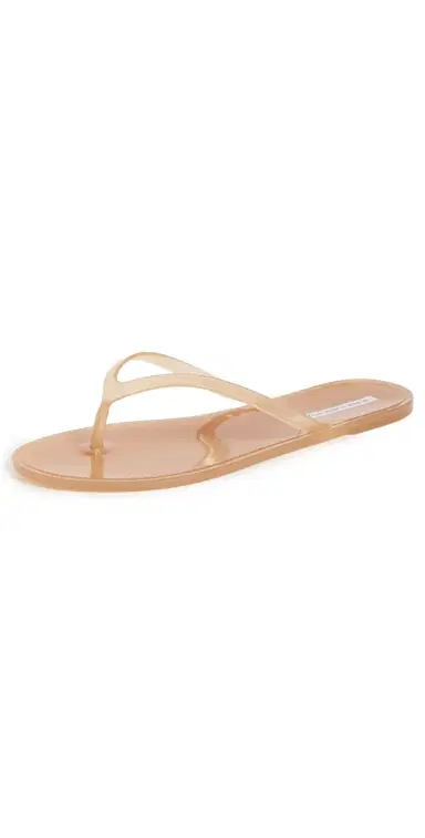 Black Suede Studio Crystal Jelly Flip Flops Terracotta | Thumbnail 1 Black Suede Studio Crystal Jelly Flip Flops Terracotta | Thumbnail 1