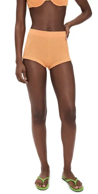 Peixoto Ciara Mini Bikini Shorts Apricot | Thumbnail 1