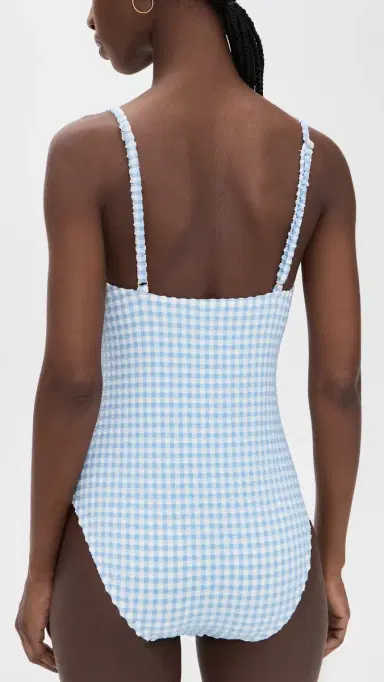 Hill House Home The Giana One Piece Blue Gingham S | Thumbnail 3