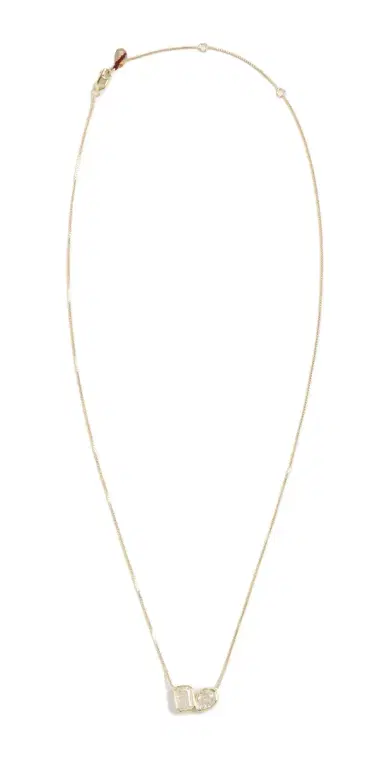 Shashi Bezel Pear Cushion Necklace | Thumbnail 1 Shashi Bezel Pear Cushion Necklace | Thumbnail 1