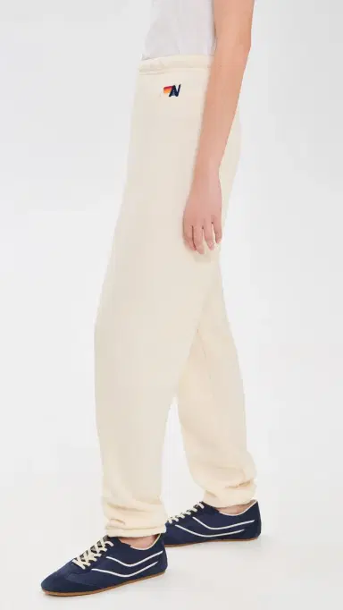 Aviator Nation Sunset Patch Sweatpants Vintage White | Thumbnail 4
