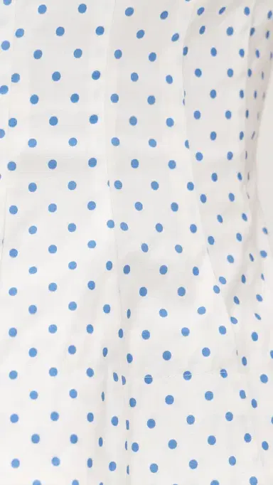 CAROLINE CONSTAS Brielle Sleeveless Top White Periwinkle | Thumbnail 6