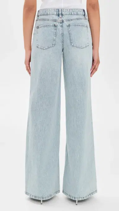 ALICE + OLIVIA Amazing Baggy Jeans Sierra Vintage/Multi | Thumbnail 4