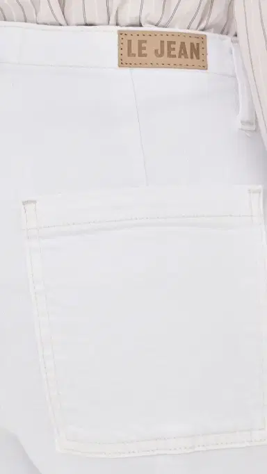 Le Jean Utility Soft Barrel Jeans White | Thumbnail 6 Le Jean Utility Soft Barrel Jeans White | Thumbnail 6