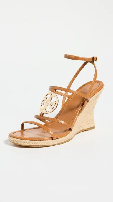 Tory Burch Capri Miller Espadrille Wedges 85mm Caramel Corn / Gold | Thumbnail 5 Tory Burch Capri Miller Espadrille Wedges 85mm Caramel Corn / Gold | Thumbnail 5