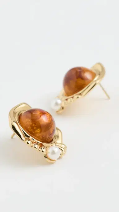 Galley Los Angeles Kristin Pearl Earrings | Thumbnail 4