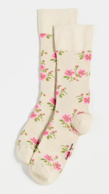 Simone Rocha Tiny Flower Jacquard Socks | Thumbnail 2
