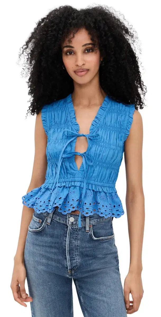 RAILS Martine Top Harbor Blue
