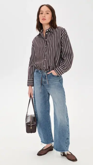 Madewell Hayes Button Down Shirt Chocolate Plum | Thumbnail 6 Madewell Hayes Button Down Shirt Chocolate Plum | Thumbnail 6
