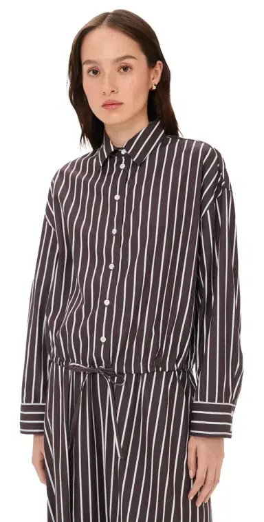 Madewell Hayes Button Down Shirt Chocolate Plum | Thumbnail 1 Madewell Hayes Button Down Shirt Chocolate Plum | Thumbnail 1