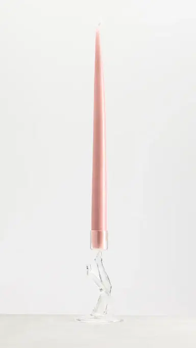 FAZEEK Tiptoe Candle Holder Clear One Size | Thumbnail 2