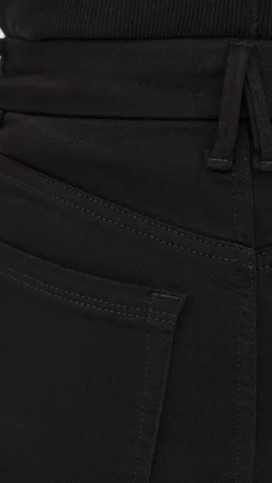 GOOD AMERICAN Never Fades Petite Flare Jeans Black001 2 | Thumbnail 6