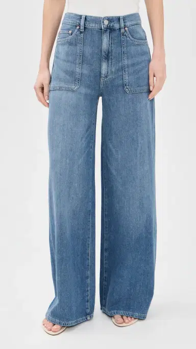 DL1961 DL Aura Hepburn High Rise Wide Leg Jeans Meadow lake 26 | Thumbnail 2 DL1961 DL Aura Hepburn High Rise Wide Leg Jeans Meadow lake 26 | Thumbnail 2