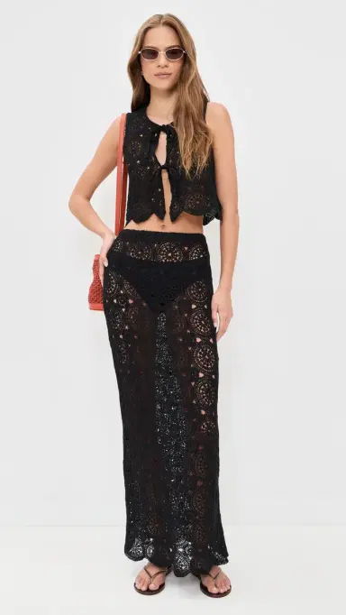 4th & Reckless Laurenne Skirt Black | Thumbnail 5 4th & Reckless Laurenne Skirt Black | Thumbnail 5