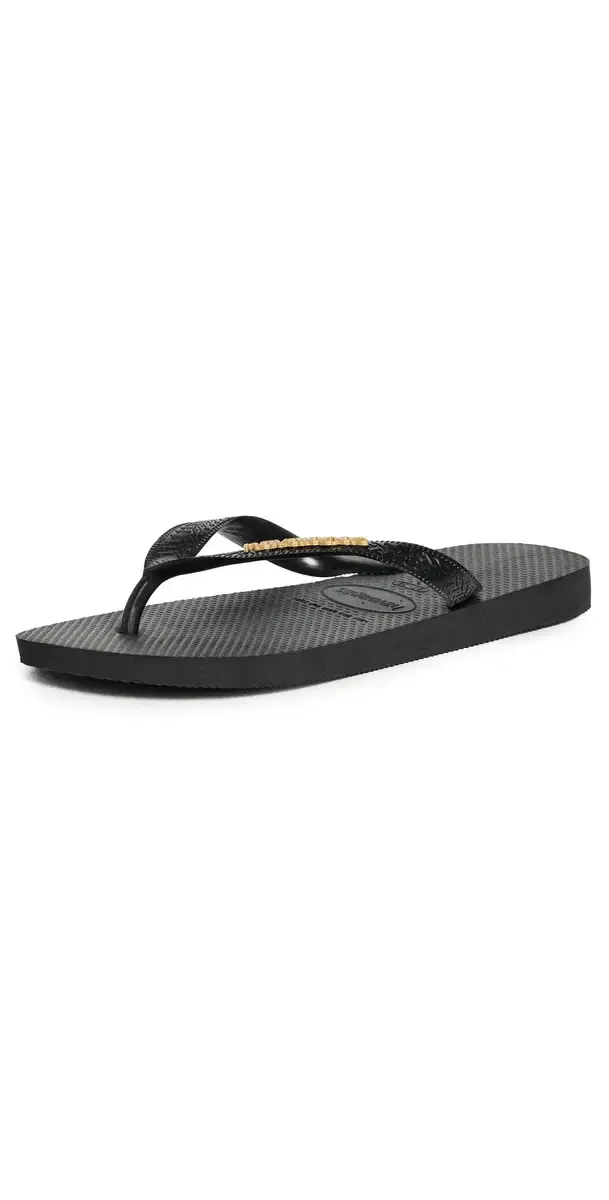 Top Logo Sandals Black/Black