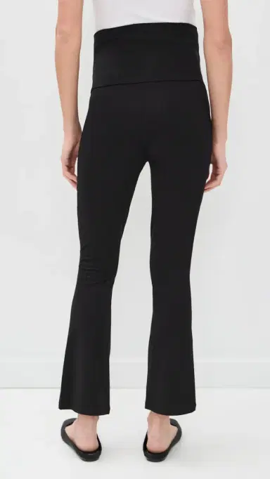 Hatch The Bodyflex Crop Flare Leggings Black M | Thumbnail 3