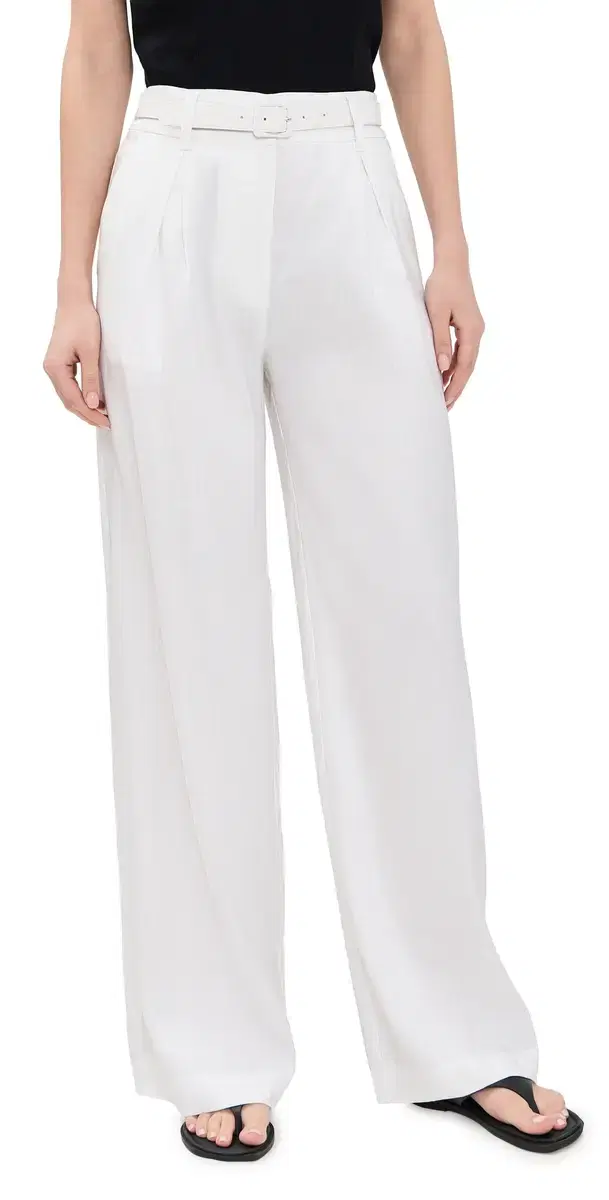 The Miranda Linen Pants White