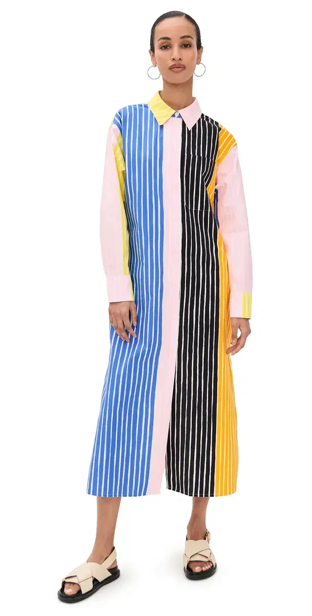 Osittain Piccolo Kioski Dress Multicolor