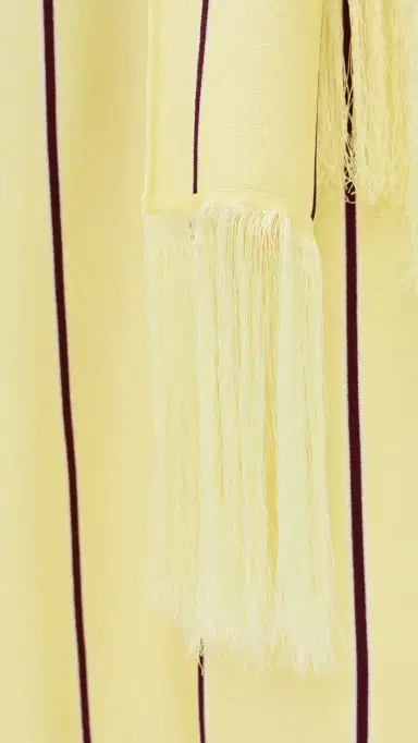 3.1 Phillip Lim Striped Midi Tank Dress with Fringe Waist Tie Yuzu ulti | Thumbnail 6