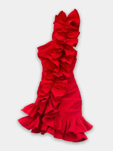 Aknvas The Sonia dress in red | Thumbnail 2