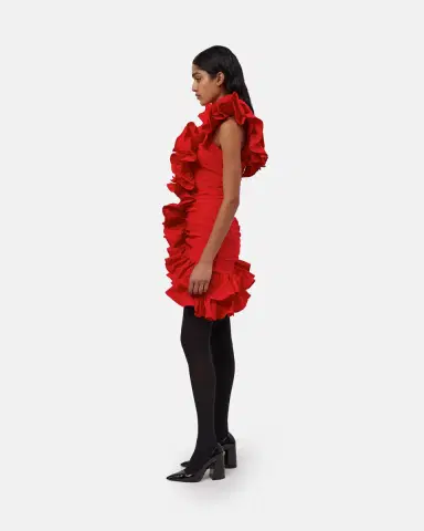 Aknvas The Sonia dress in red | Thumbnail 5