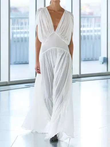 Tove Lyla Gathered Jersey Gown | Thumbnail 5 Tove Lyla Gathered Jersey Gown | Thumbnail 5