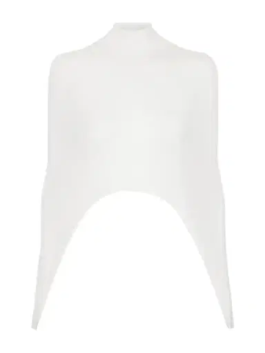 Alaïa Cropped Turtleneck Silk-blend Top | Thumbnail 1 Alaïa Cropped Turtleneck Silk-blend Top | Thumbnail 1