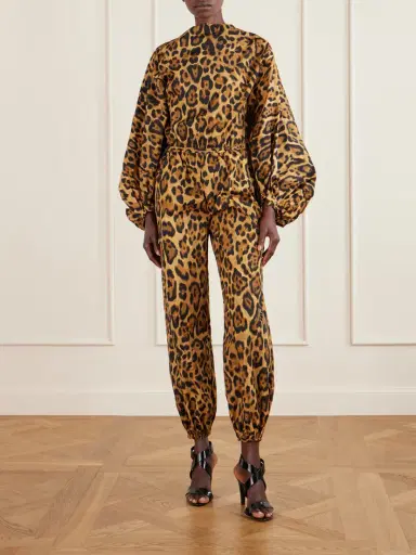 Alaïa Leopard-print Shell Bodysuit | Thumbnail 2 Alaïa Leopard-print Shell Bodysuit | Thumbnail 2