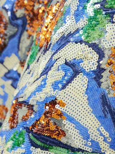 Rabanne Sequined Crepe Midi Skirt | Thumbnail 4