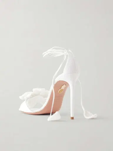 Aquazzura Calypso 105 Raffia Sandals | Thumbnail 3 Aquazzura Calypso 105 Raffia Sandals | Thumbnail 3