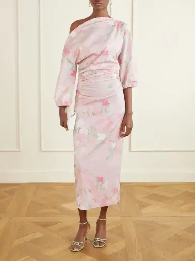 BERNADETTE Ezra Floral-print Cotton-blend Midi Dress | Thumbnail 2 BERNADETTE Ezra Floral-print Cotton-blend Midi Dress | Thumbnail 2