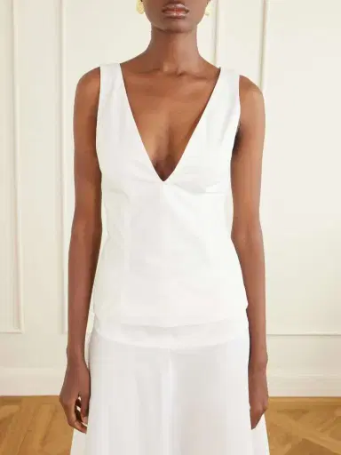 BERNADETTE Cotton-blend Blouse | Thumbnail 3
