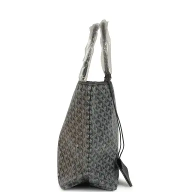 goyard Goyard Goyardine Grey Saint Louis PM Tote Bag Palladium Hardware | Thumbnail 4