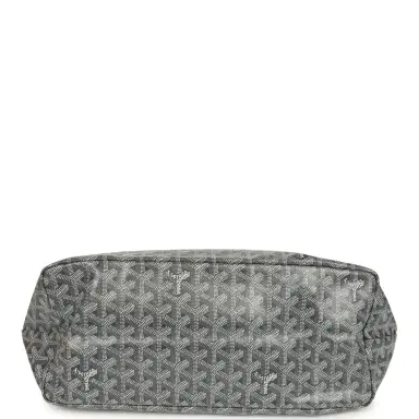 goyard Goyard Goyardine Grey Saint Louis PM Tote Bag Palladium Hardware | Thumbnail 8