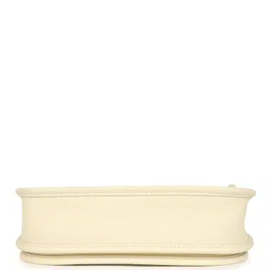 HERMÈS Hermes Evelyne 23 Cream Clemence Palladium Hardware | Thumbnail 6 HERMÈS Hermes Evelyne 23 Cream Clemence Palladium Hardware | Thumbnail 6
