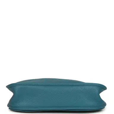 HERMÈS Hermes Evelyne III PM Vert Bosphore Clemence Palladium Hardware | Thumbnail 6 HERMÈS Hermes Evelyne III PM Vert Bosphore Clemence Palladium Hardware | Thumbnail 6
