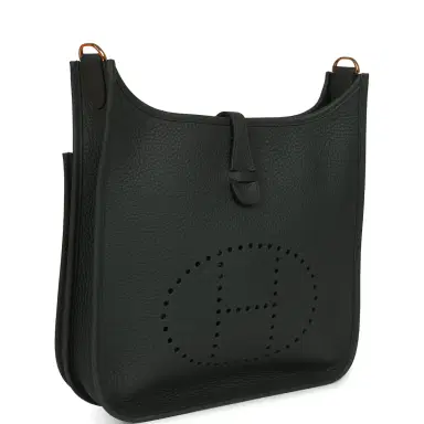 HERMÈS Hermes Evelyne III PM Vert Mangrove Clemence Gold Hardware | Thumbnail 2 HERMÈS Hermes Evelyne III PM Vert Mangrove Clemence Gold Hardware | Thumbnail 2