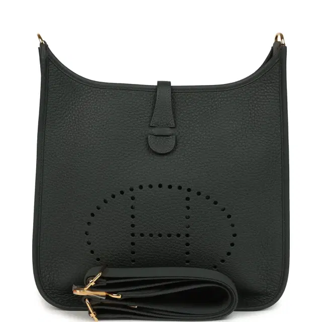 hermes Hermes Evelyne III PM Vert Mangrove Clemence Gold Hardware
