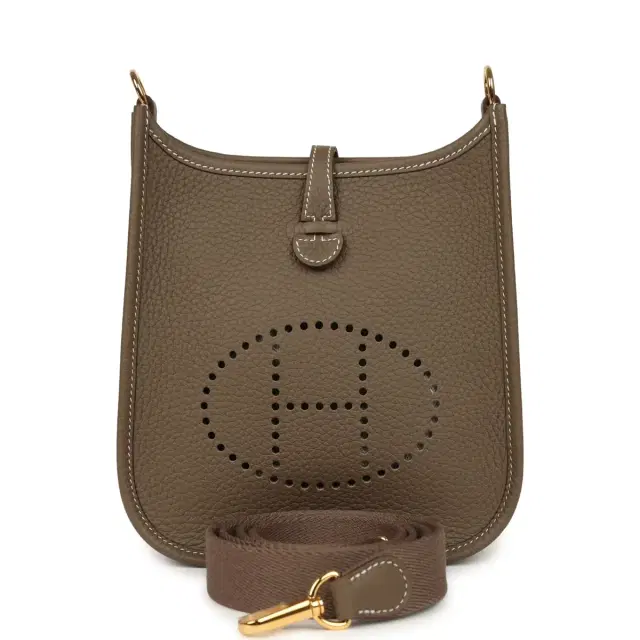 hermes Hermes Evelyne TPM Etoupe Clemence Gold Hardware