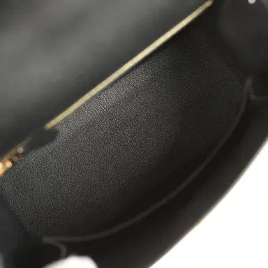 HERMÈS Hermes Kelly Sellier 25 Black Epsom Gold Hardware | Thumbnail 8 HERMÈS Hermes Kelly Sellier 25 Black Epsom Gold Hardware | Thumbnail 8