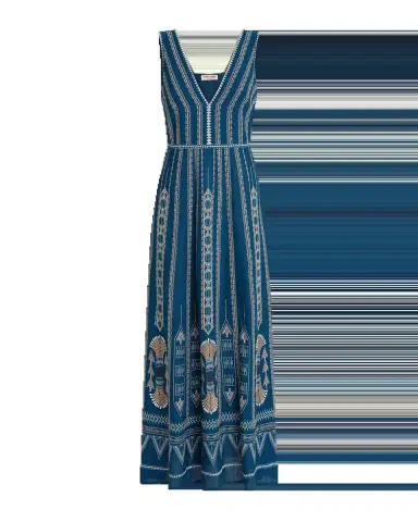 Emporio Sirenuse Nellie Dress with Ballerina Embroidery | Thumbnail 16 Emporio Sirenuse Nellie Dress with Ballerina Embroidery | Thumbnail 16