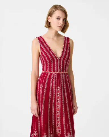 Emporio Sirenuse Nellie Dress with Ballerina Embroidery | Thumbnail 3 Emporio Sirenuse Nellie Dress with Ballerina Embroidery | Thumbnail 3