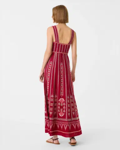 Emporio Sirenuse Nellie Dress with Ballerina Embroidery | Thumbnail 4 Emporio Sirenuse Nellie Dress with Ballerina Embroidery | Thumbnail 4