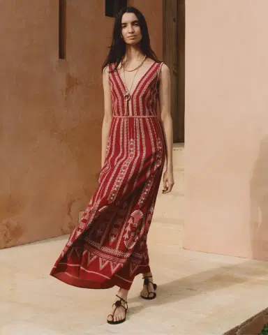 Emporio Sirenuse Nellie Dress with Ballerina Embroidery | Thumbnail 6 Emporio Sirenuse Nellie Dress with Ballerina Embroidery | Thumbnail 6