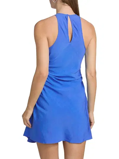 A.L.C. Women's Rue Gathered Minidress - Boca Blue - Size 14 | Thumbnail 5