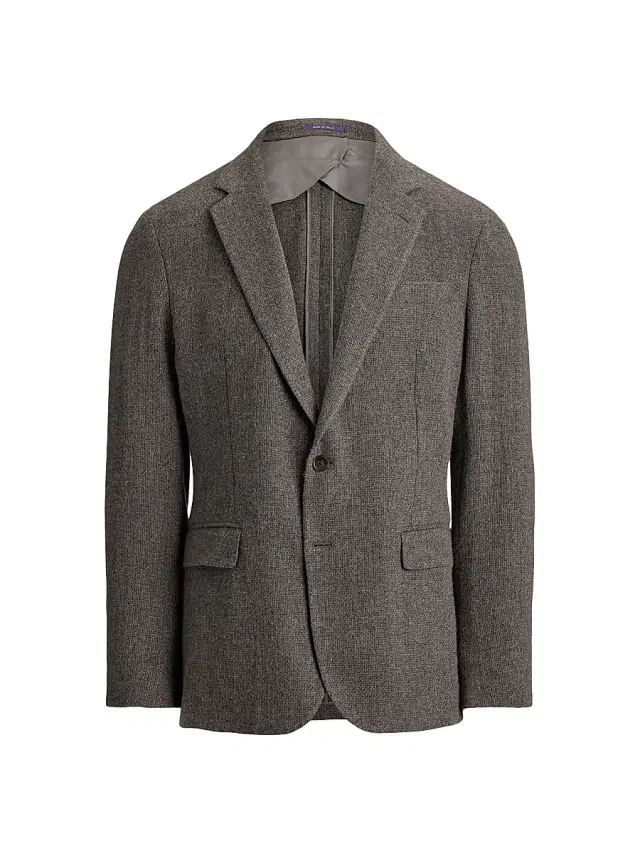 Men's Hadley Hand-Tailored Cashmere Jacket - Medium Grey