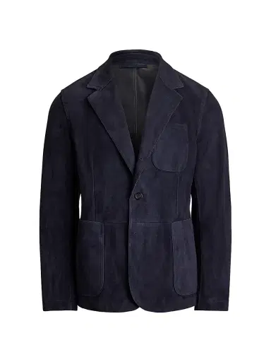Ralph Lauren Purple Label Men's Hand-Tailored Suede Sport Coat | Thumbnail 1