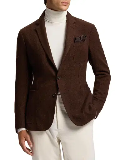 Ralph Lauren Purple Label Men's Hadley Hand-Tailored Cashmere Jacket | Thumbnail 3 Ralph Lauren Purple Label Men's Hadley Hand-Tailored Cashmere Jacket | Thumbnail 3
