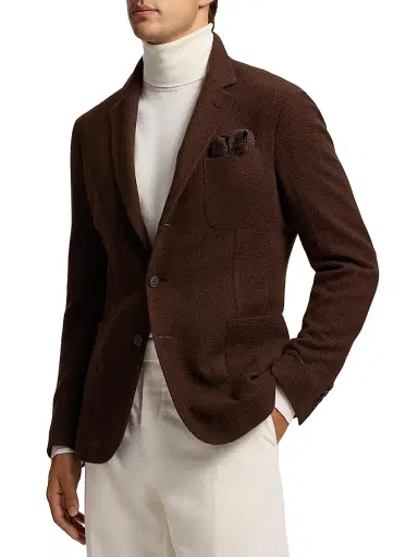Ralph Lauren Purple Label Men's Hadley Hand-Tailored Cashmere Jacket | Thumbnail 4 Ralph Lauren Purple Label Men's Hadley Hand-Tailored Cashmere Jacket | Thumbnail 4