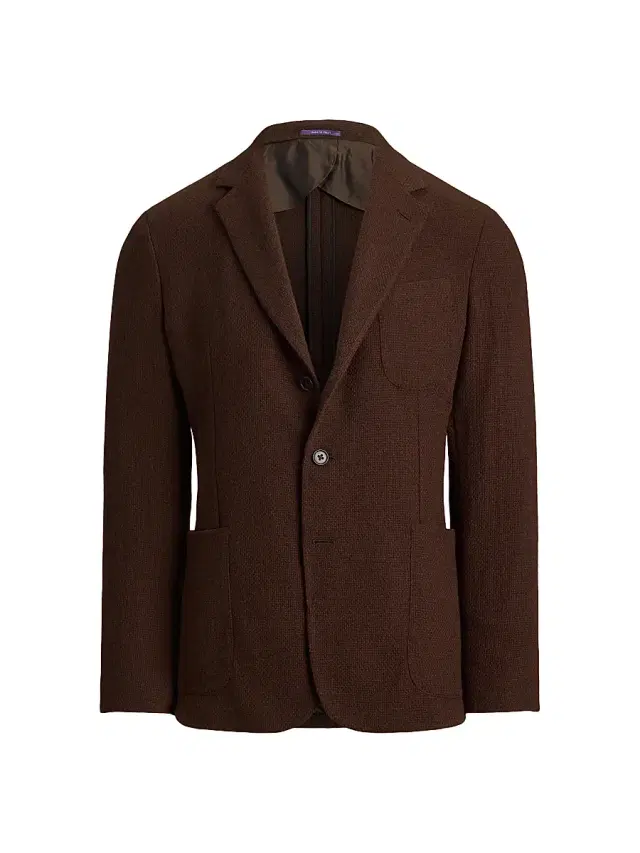 Men's Hadley Hand-Tailored Cashmere Jacket - Brown